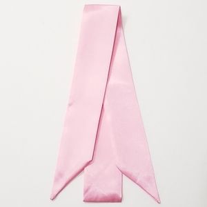 ⤵️⤵️1pc Solid Sweet Pink Design Satin Scarves